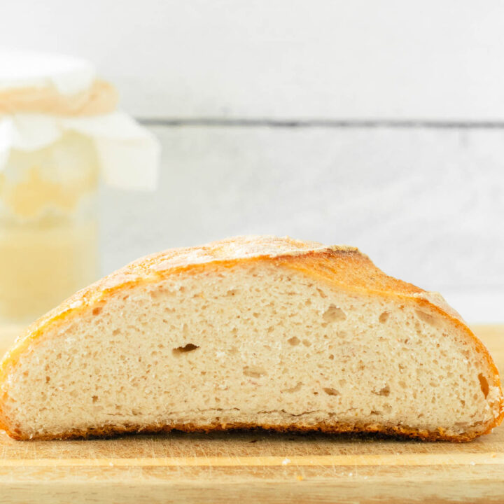 This gluten-free sourdough bread is a staple gluten-free recipe made with a gluten-free sourdough starter. Learn how to make gluten-free sourdough bread with our step-by-step guide and best tips for soft and delicious gluten-free bread.