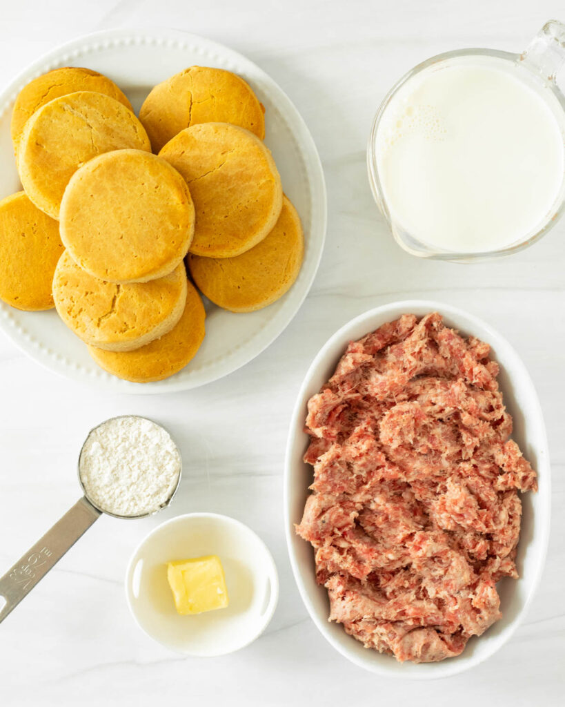 GlutenFree Biscuits and Gravy Little Bitta Kitchen