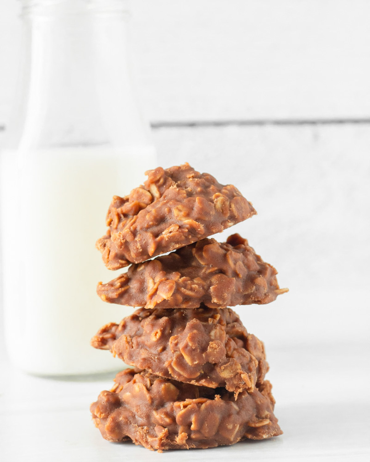 These no bake cookies are a classic dessert recipe made with 6 pantry-staple ingredients for an easy, kid-friendly treat. There is truly nothing better than a classic peanut butter and chocolate no bake cookie.