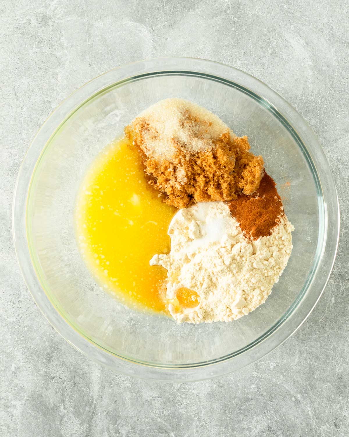 Step 1. Add the crust ingredients to a bowl