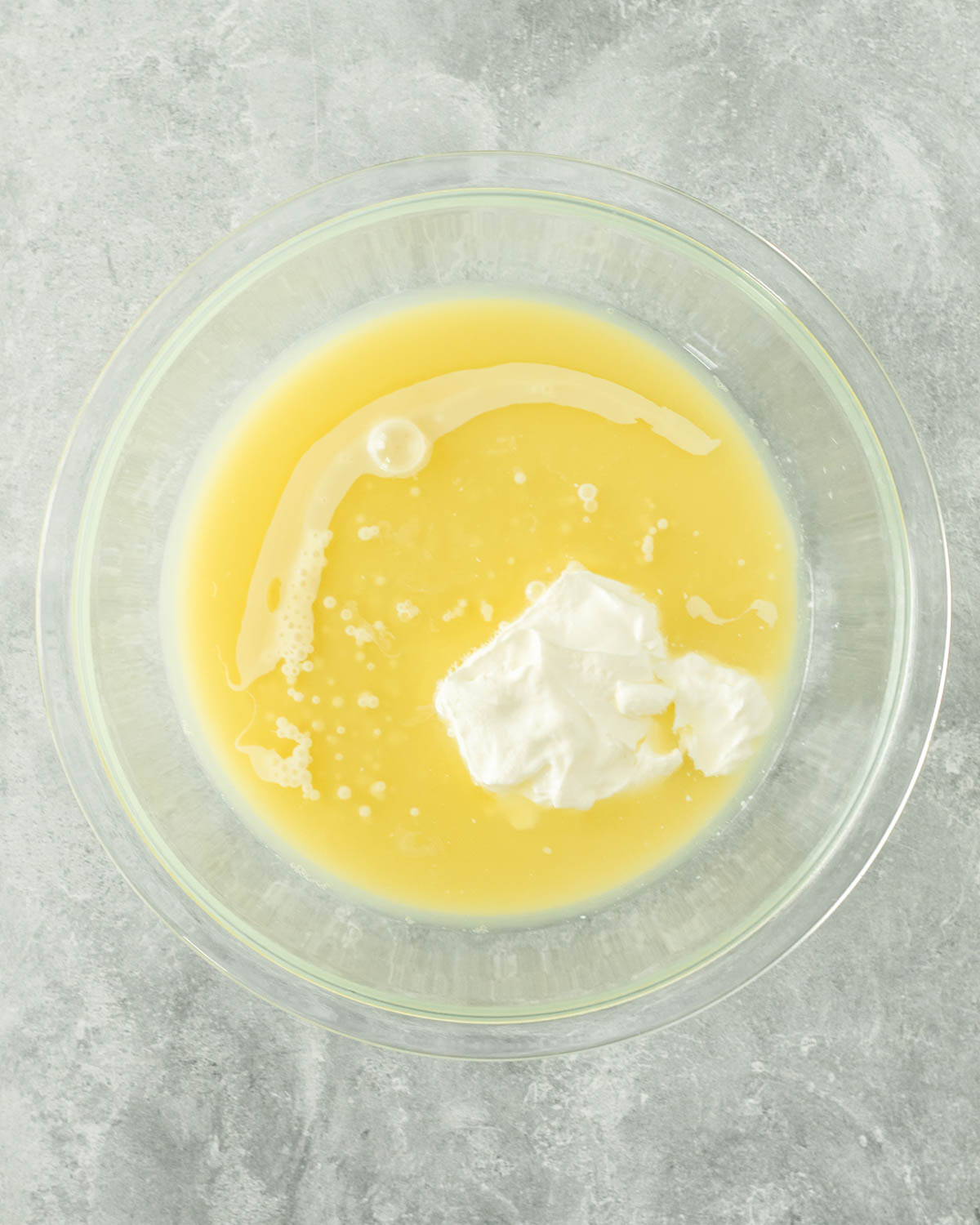 Step 5. Add the key lime topping ingredients to a bowl