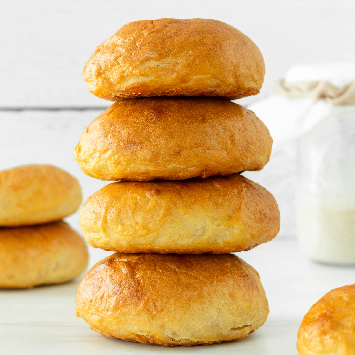 These sourdough bagels are the perfect homemade bagels made with a sourdough starter. These homemade bagels are an easy breakfast recipe and great for storing in the freezer to enjoy later!