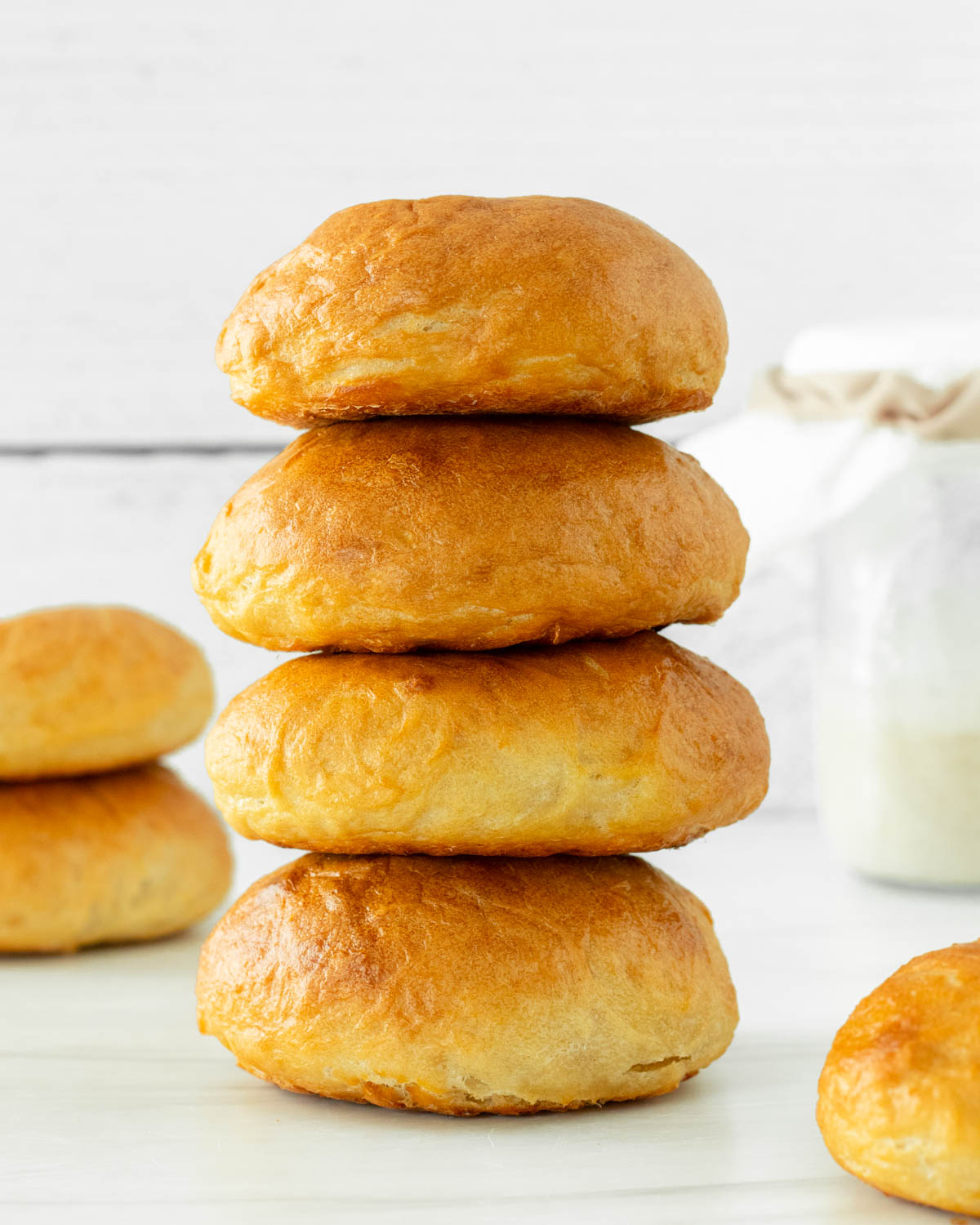 These sourdough bagels are the perfect homemade bagels made with a sourdough starter. These homemade bagels are an easy breakfast recipe and great for storing in the freezer to enjoy later!