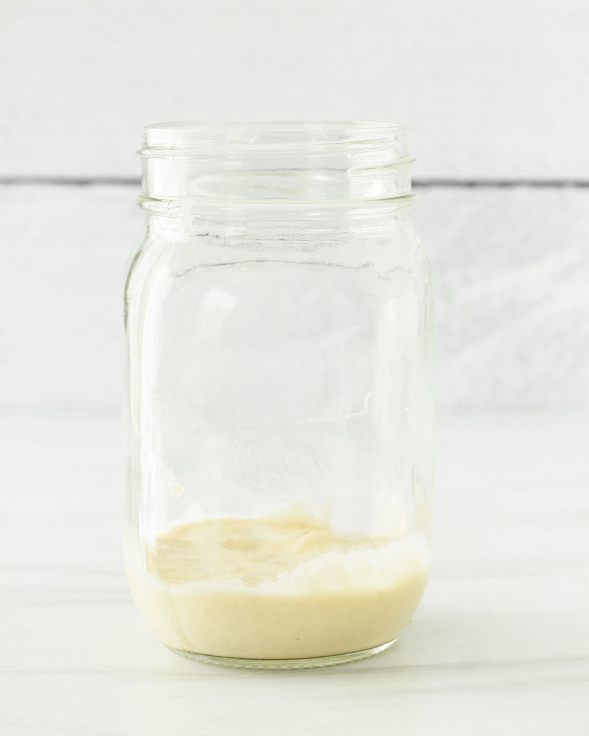 Use a spoon to mix the flour and water together