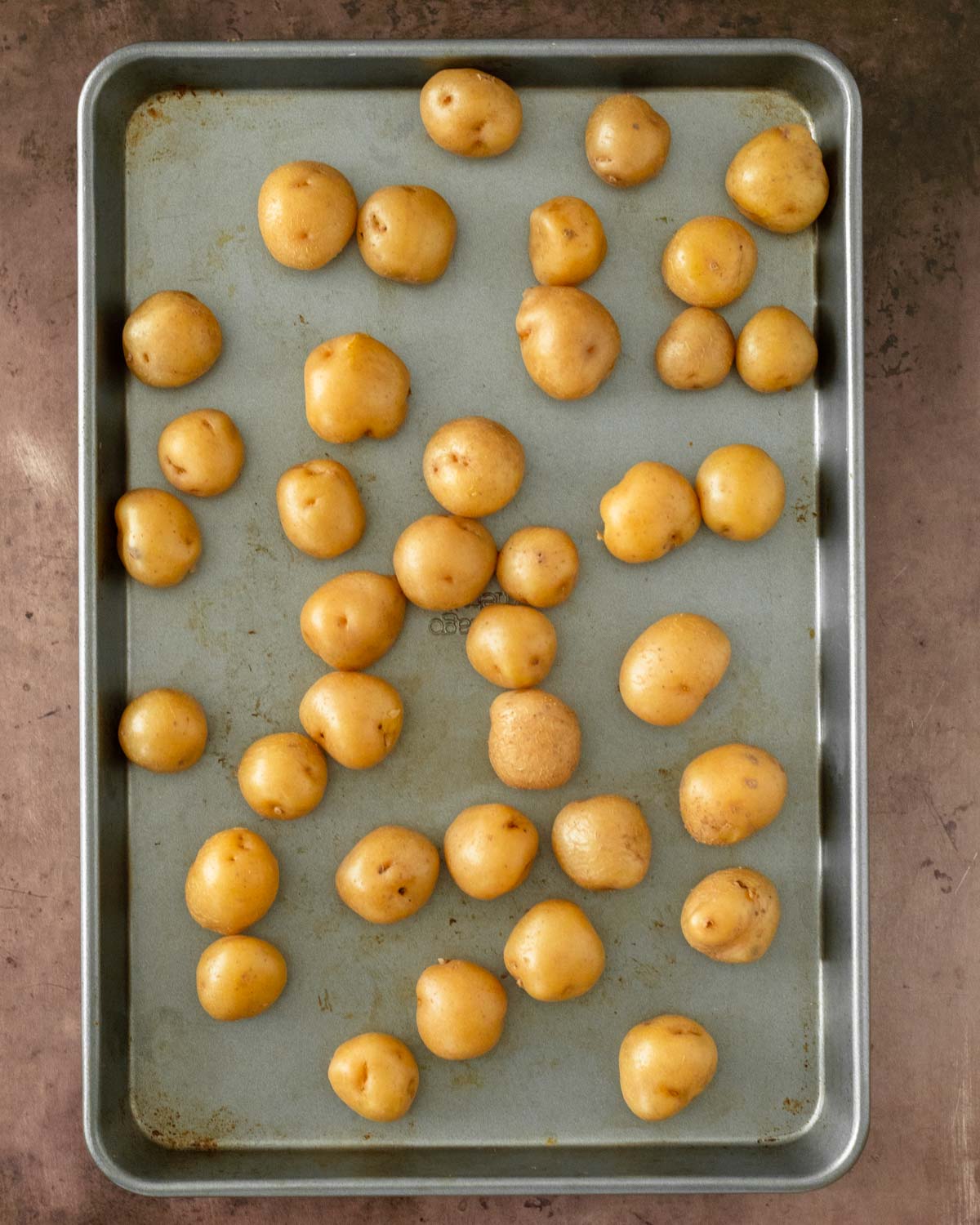 Step 2. Place the potatoes on a sheet pan