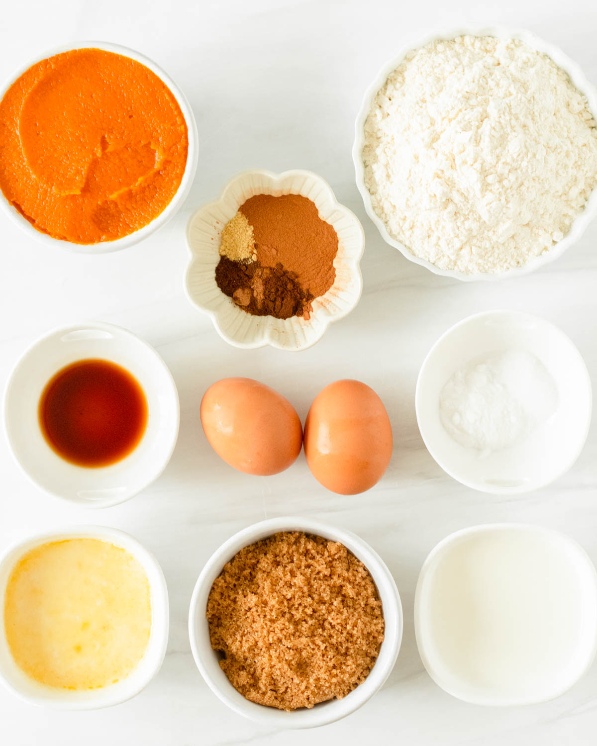 Ingredients for Pumpkin Bread