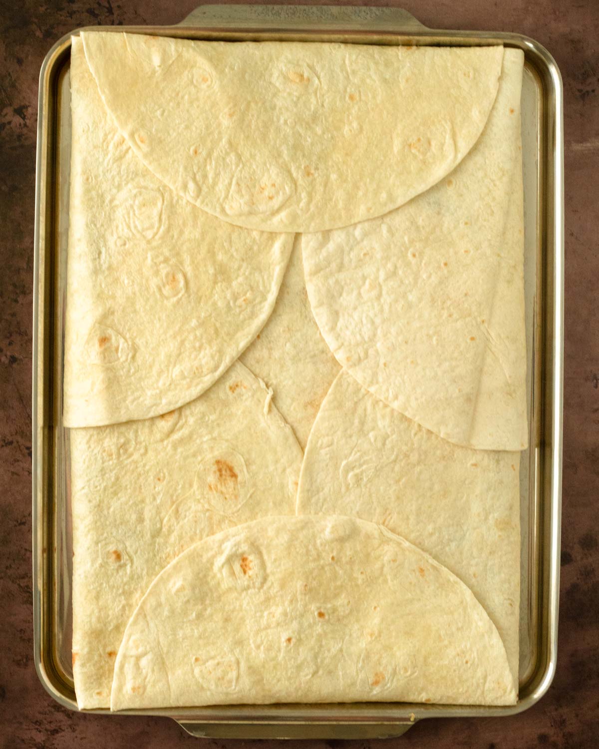 Step 7. Fold the tortillas up