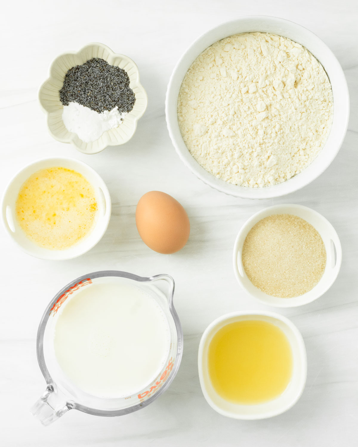 Lemon Poppy Seed Pancake Ingredients