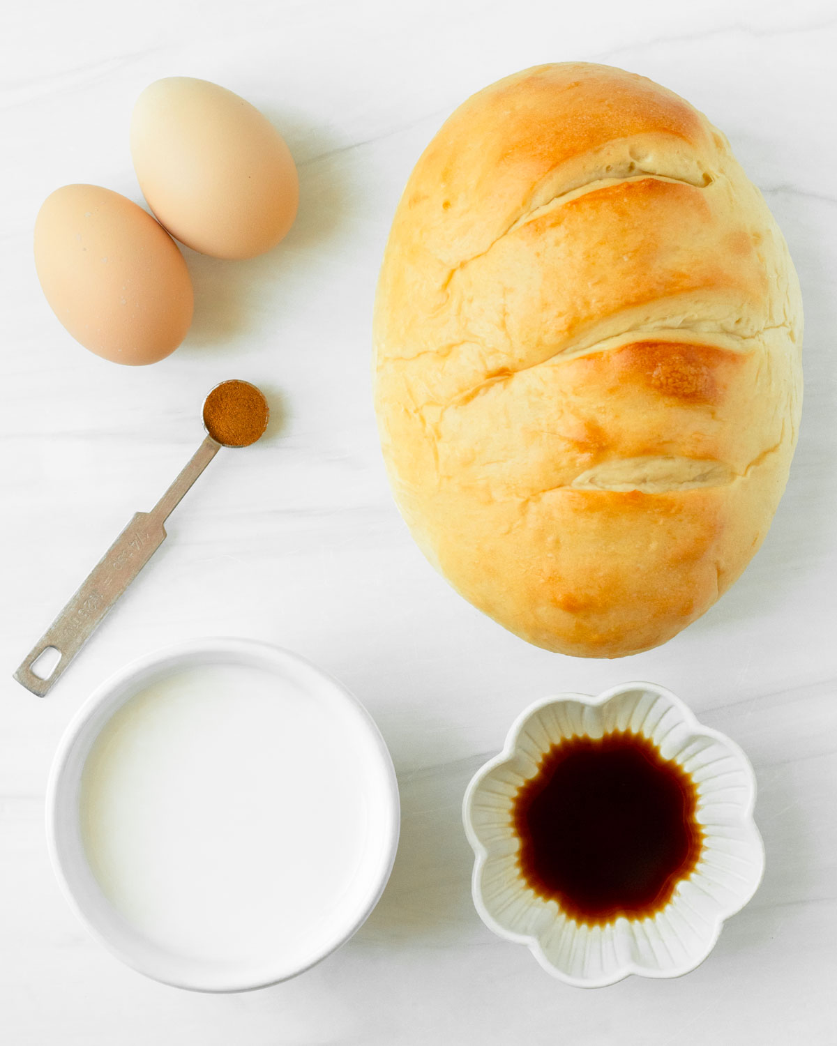 Homemade French Toast Ingredients