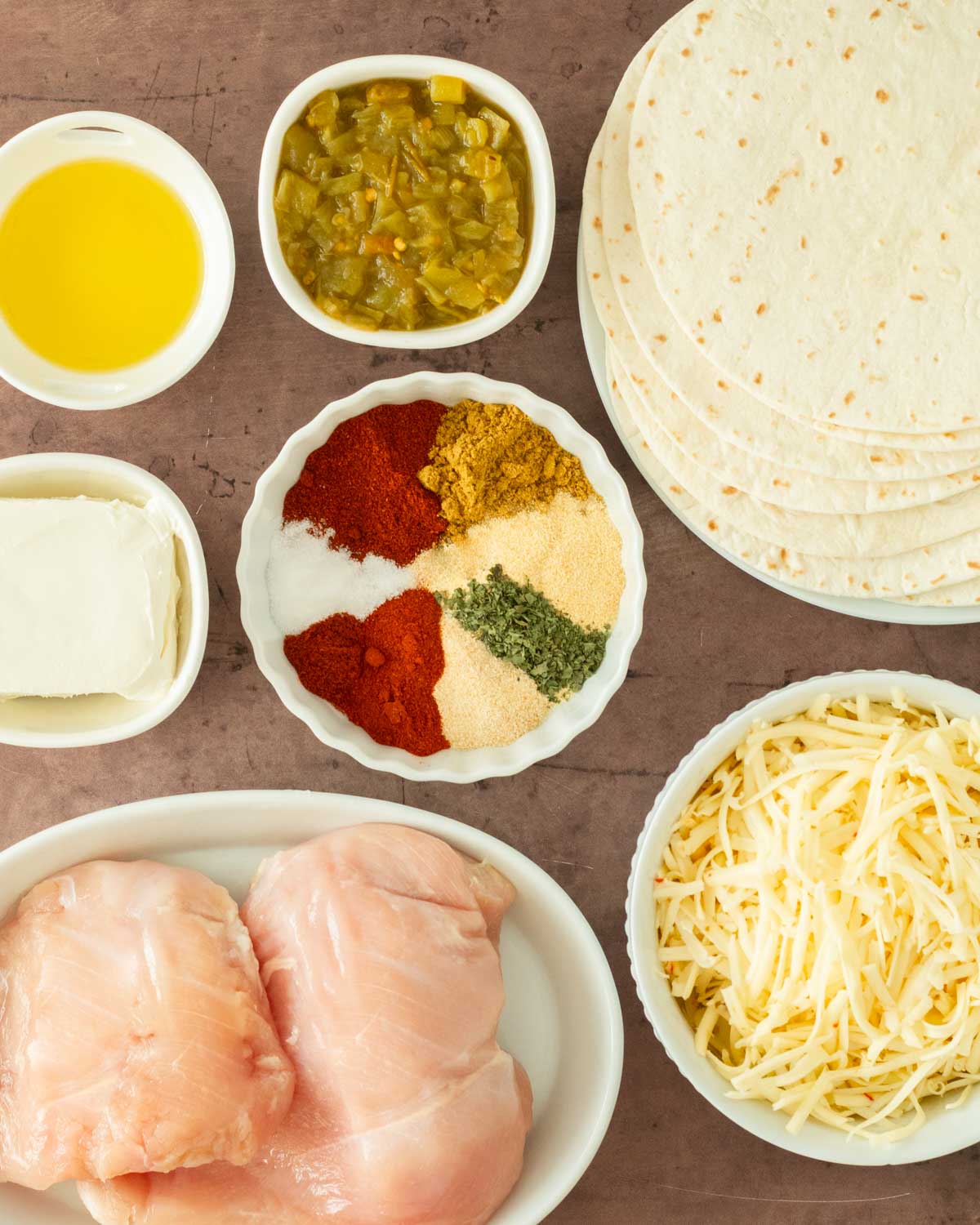 Green Chile Chicken Taquito Ingredients