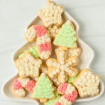 These cut-out sugar cookies are thick and perfectly soft sugar cookies decorated with homemade buttercream frosting and perfect for any holiday including Christmas, Easter, birthdays, baby showers and more!