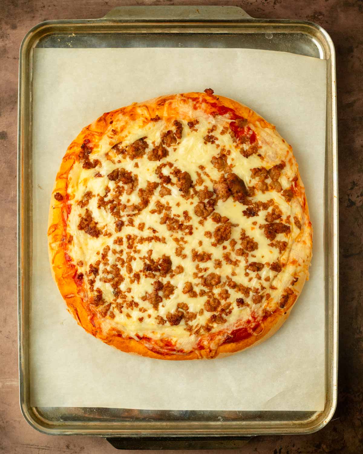 Step 5. Bake the pizza in the oven