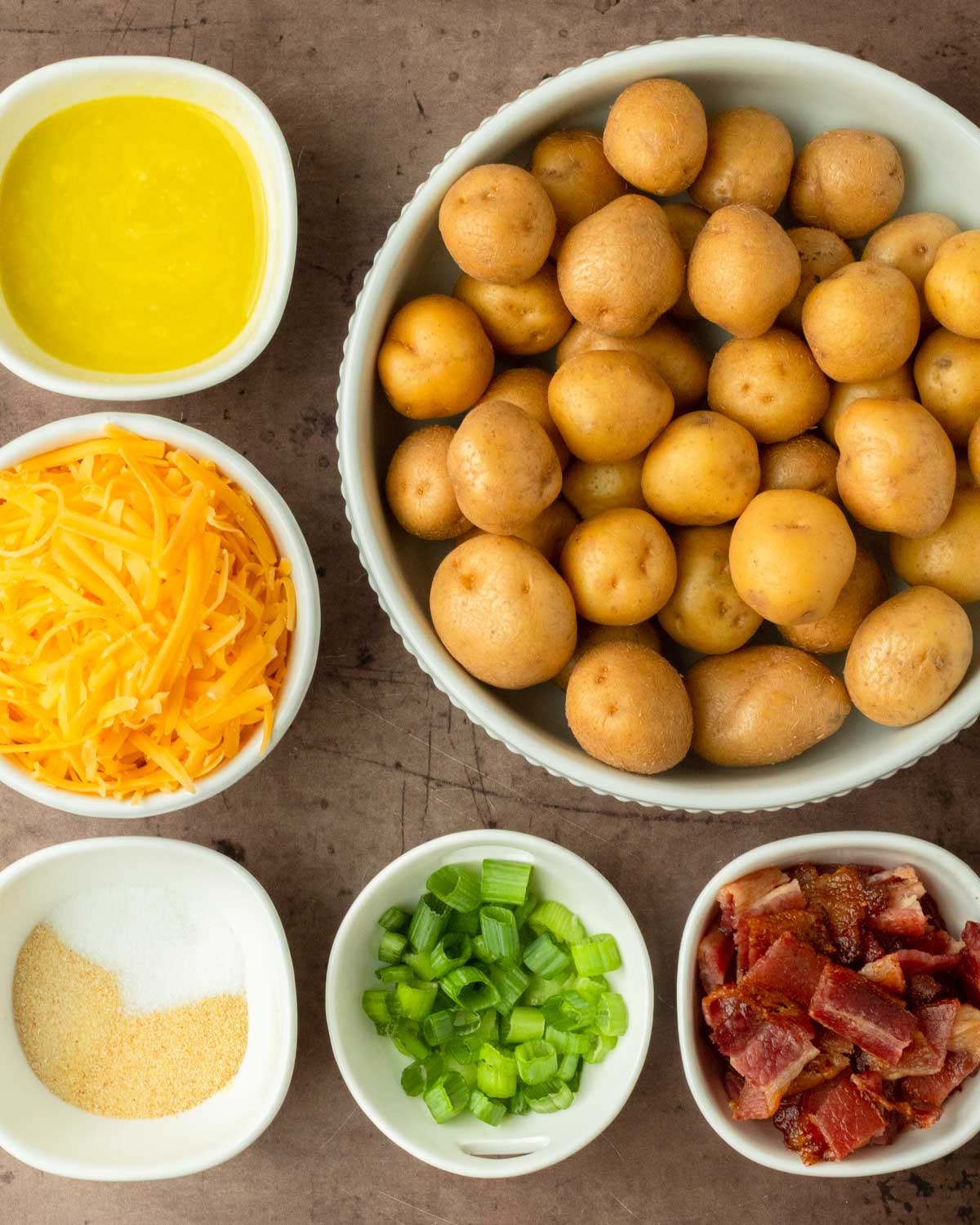 Twice Baked Smashed Potatoes Ingredients