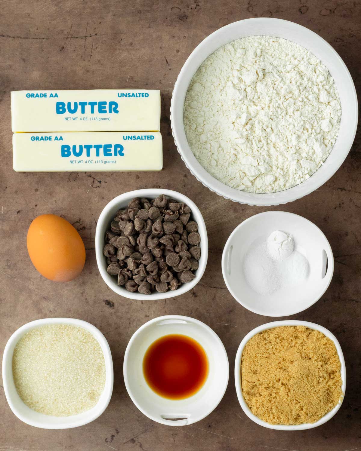 Ingredients for Homemade Cookie Cake