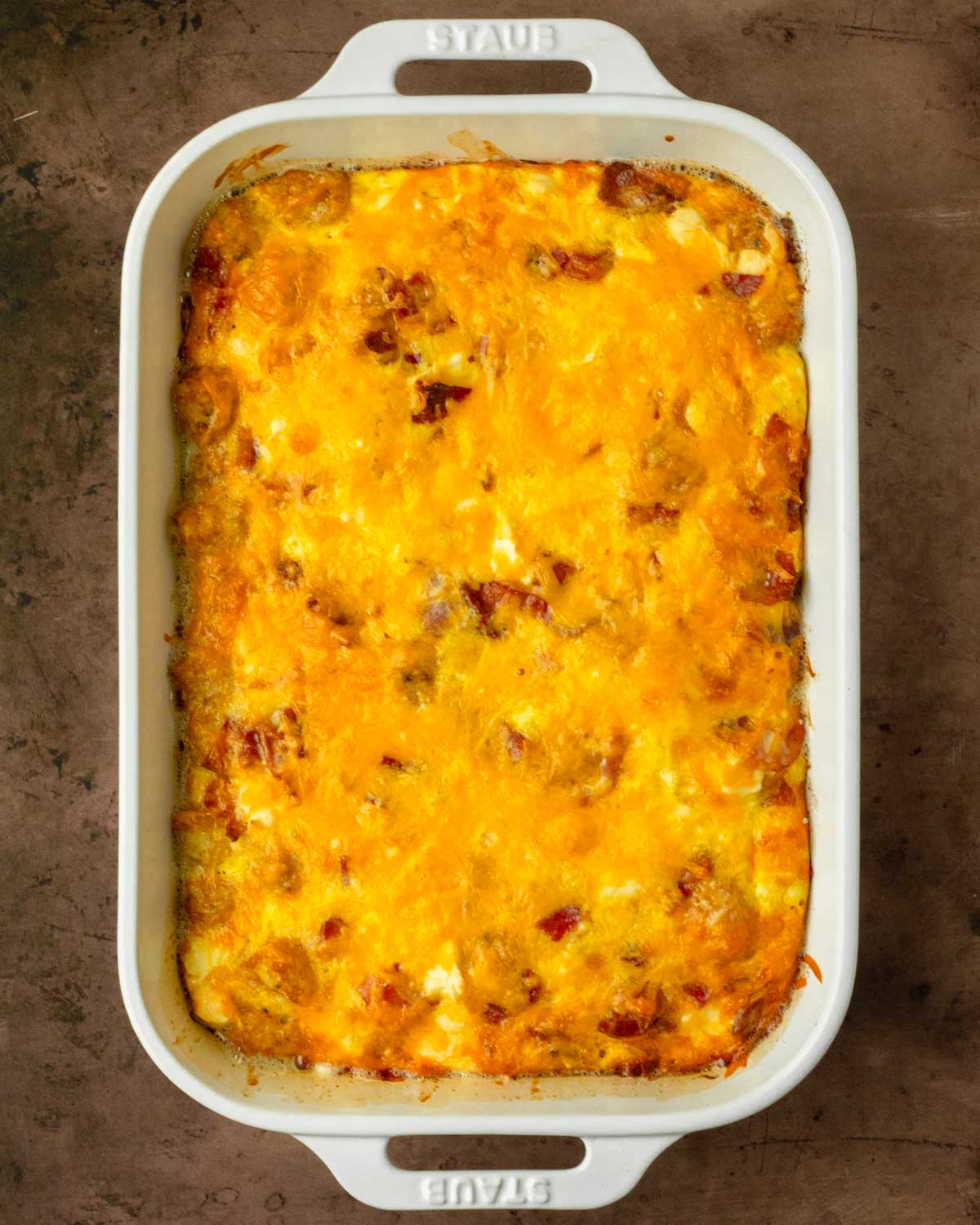 Step 3. Bake the casserole in the oven